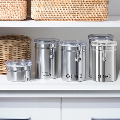 Stainless Steel "SUGAR" Clamp Canister