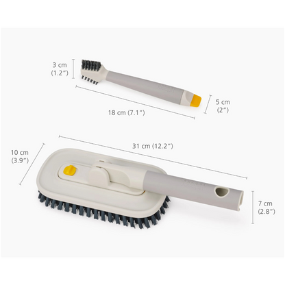 CleanTech™ 2-Piece Tile Scrubber & Spot Cleaning Tool Set