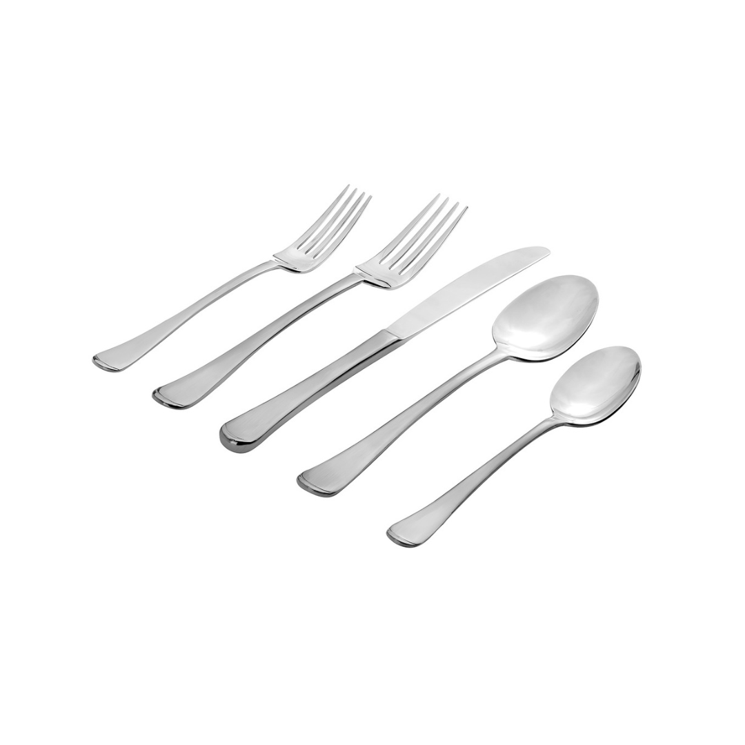 Infinity Satin Fade 18/0 Stainless Steel 20 Piece Flatware Set, Service For 4