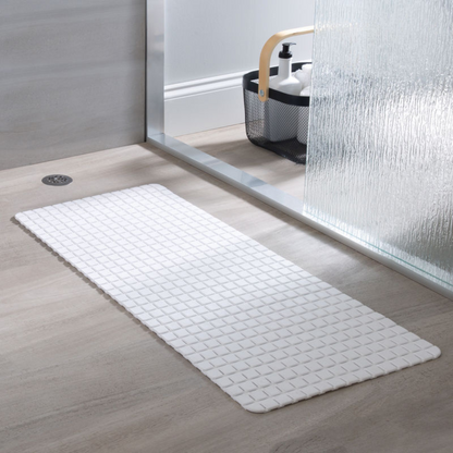 Tapete para bañera Cubik TPE 30" x 14" Blanco