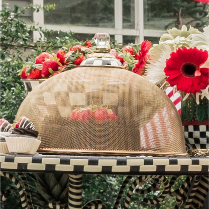 Courtly Check Large Mesh Dome