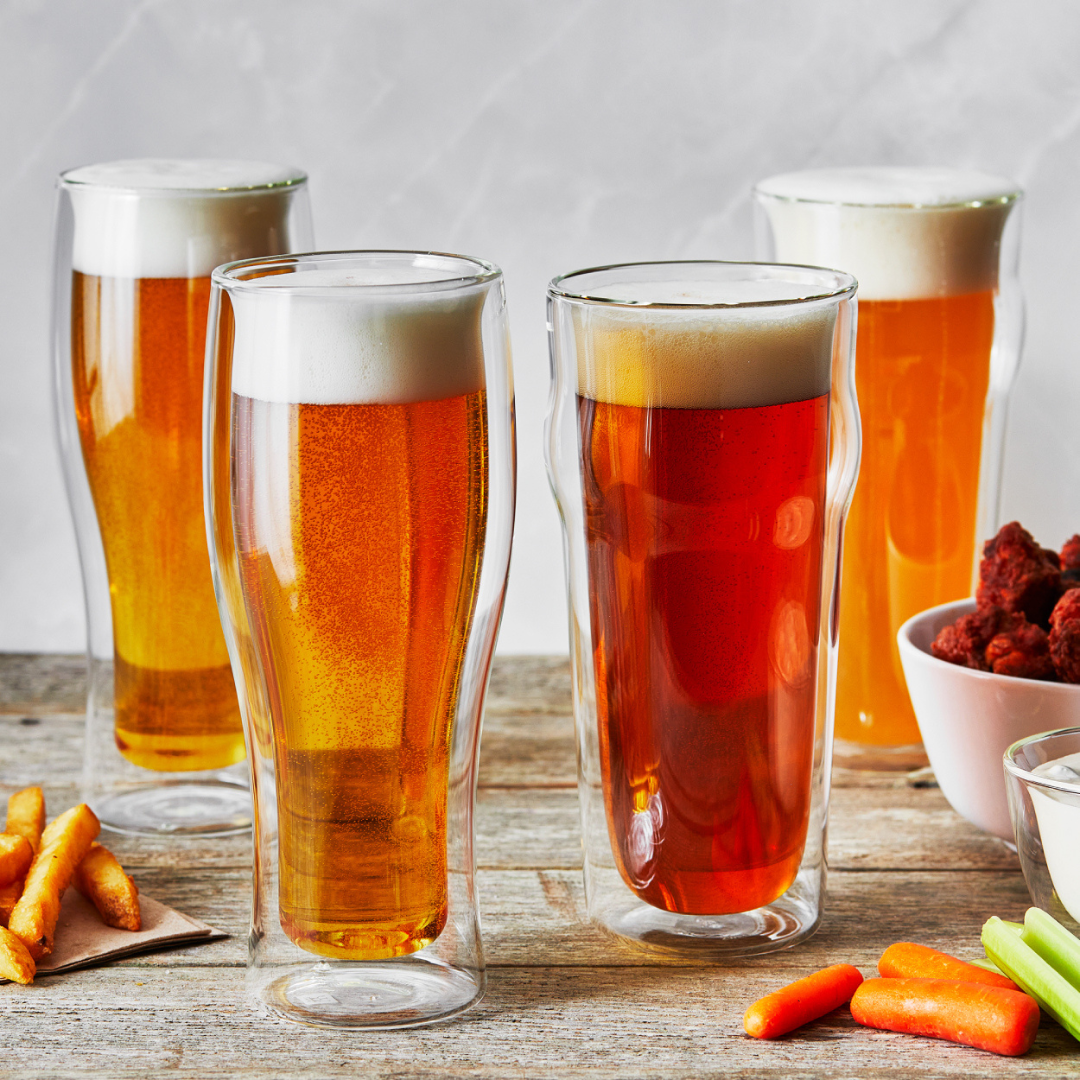 Sorrento 2-pc Double-Wall Beer Glass Set