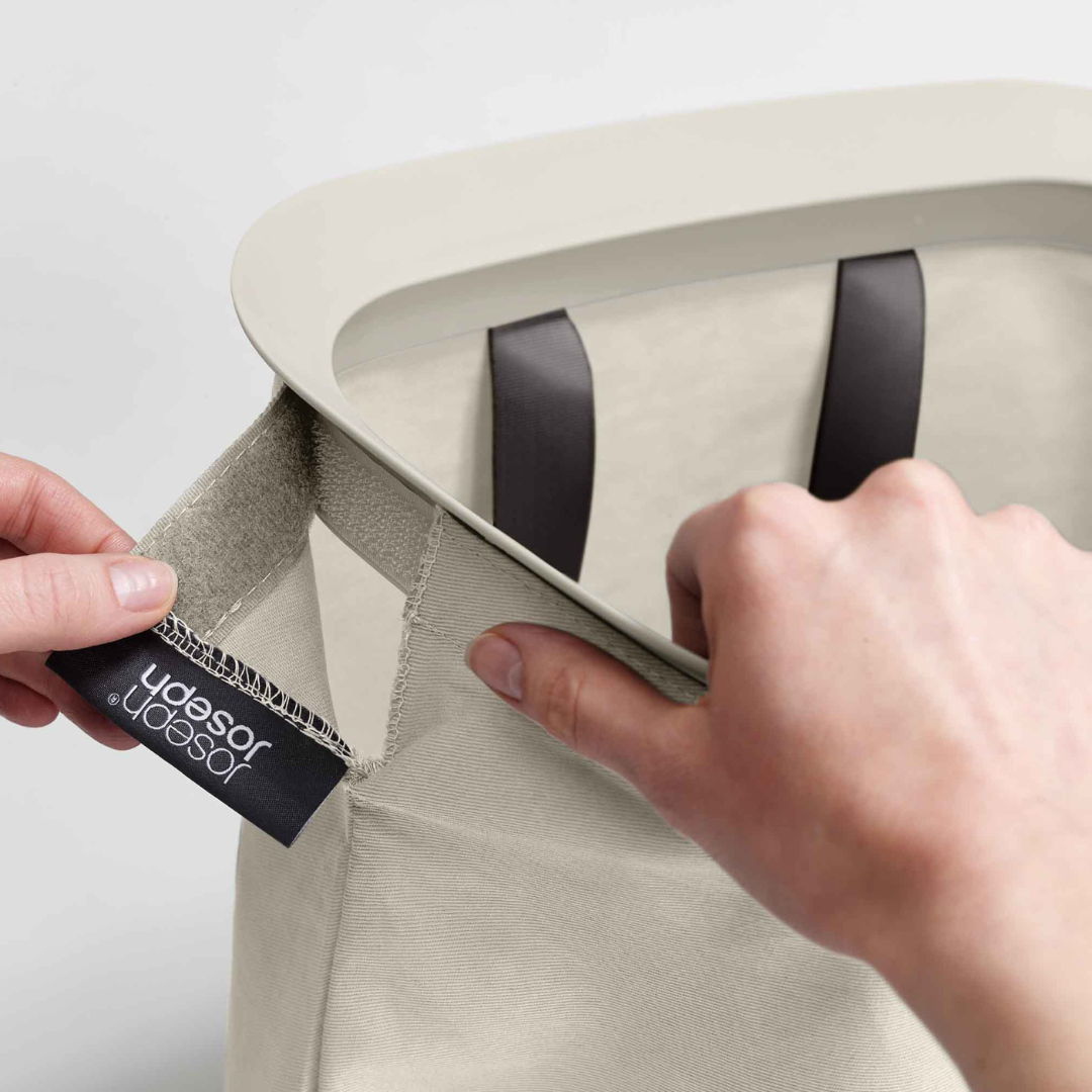 Tota 90L Ecru Laundry Separation Basket