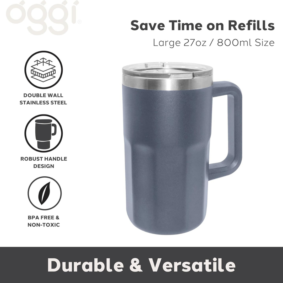 27 OZ Beer Mug Blue