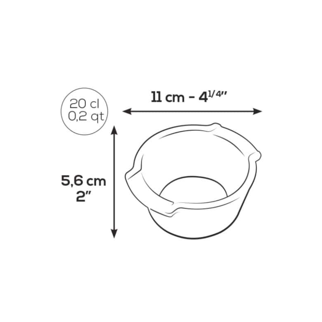 Juego de moldes de cerámica Appolia - Negro satinado 