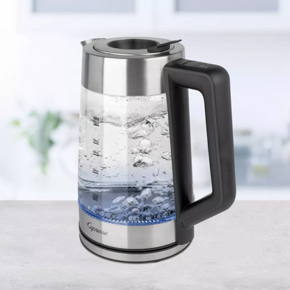 H2O Glass Select Electric Water Kettle