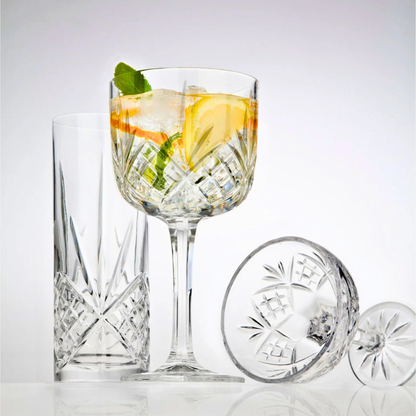 Dublin Crystal Gin Ballon Glass, Set of 4 13oz