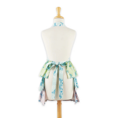Sweet Floral Ruffle Apron
