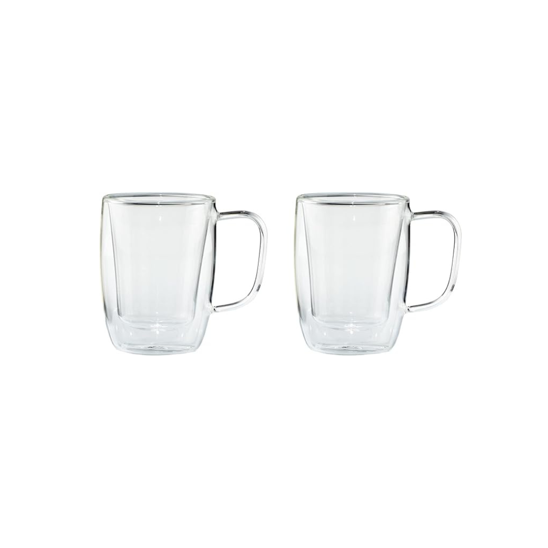 Juego de 2 tazas de café espresso doble de 4,5 oz de Cafe Roma