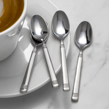 Bistro Band 18.0 SS Set of 4 Espresso Spoons