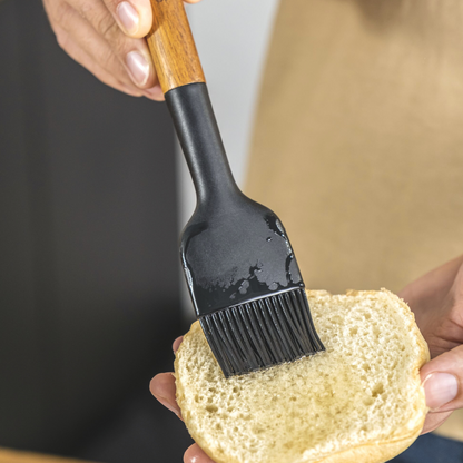 Silicone with Wood Handle Cooking Utensil, Pastry Brush