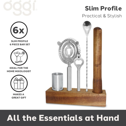 6 Piece Bar Tool Set