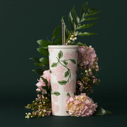 Cold Cup 24oz Rifle Paper Pink Hydrangea