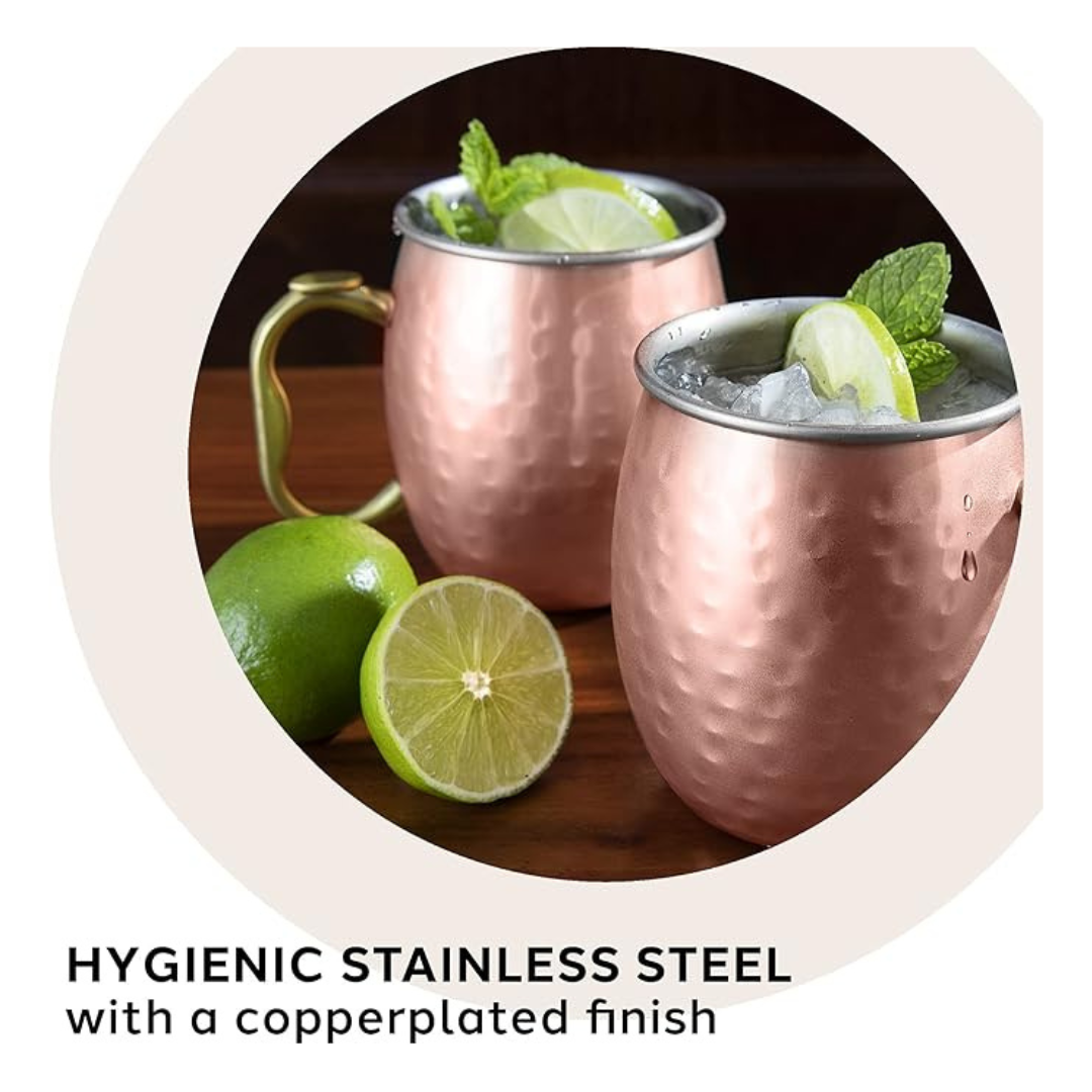 Moscow Mule Copper Plated - Hammered Stainless Steel