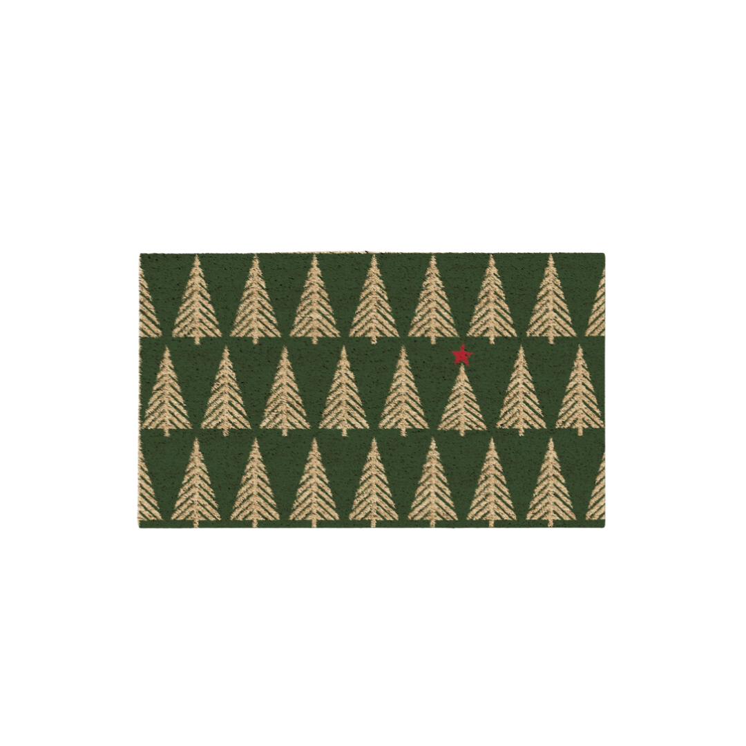 Christmas Tree Forest Doormat