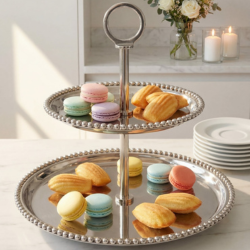 Perles 2 Tier Cake Stand