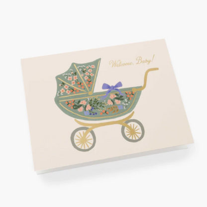 Floral Pram Card