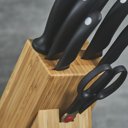 Style, Knife Block Set 8Pcs-Nature Bamboo