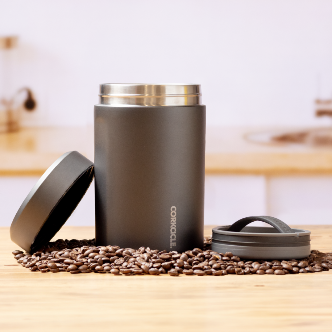 Keep Fresh Coffee Canister - Ceramic Slate