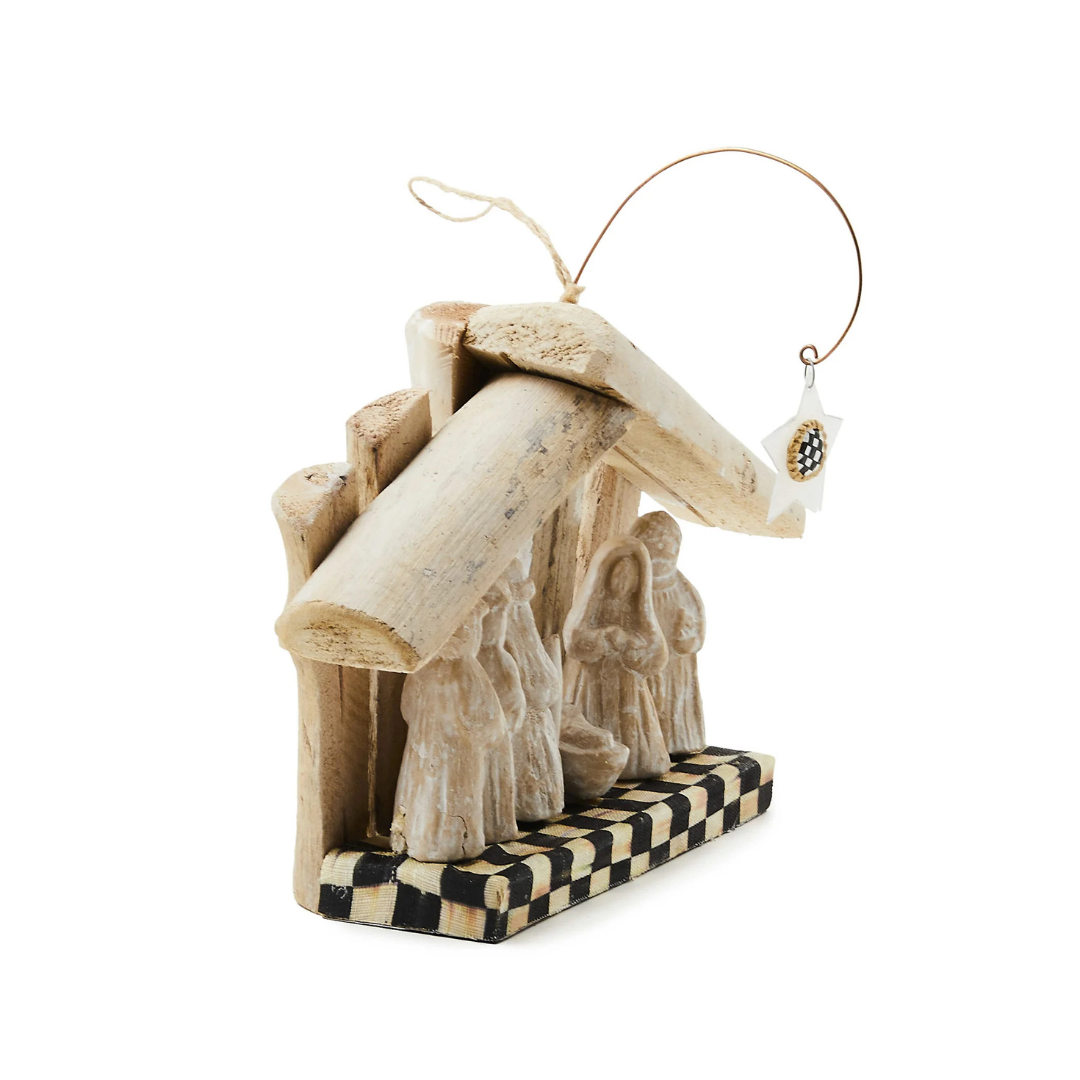 Farmhouse Holiday Wood Nativity