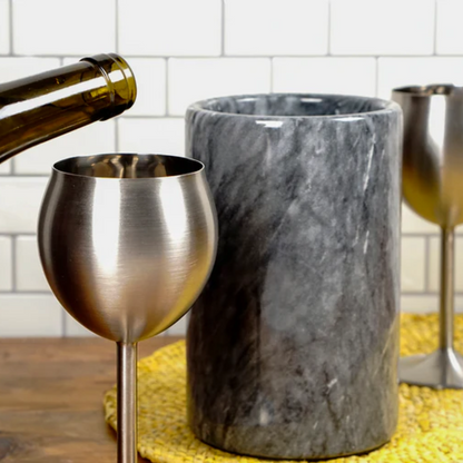 Grey Marble Wine Cooler