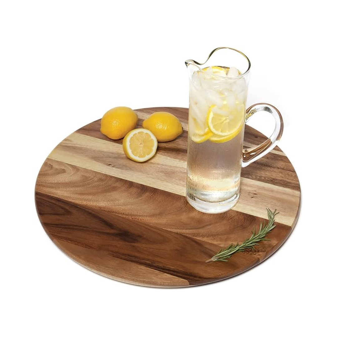 Acacia Natural Finish Grand Turntable 20