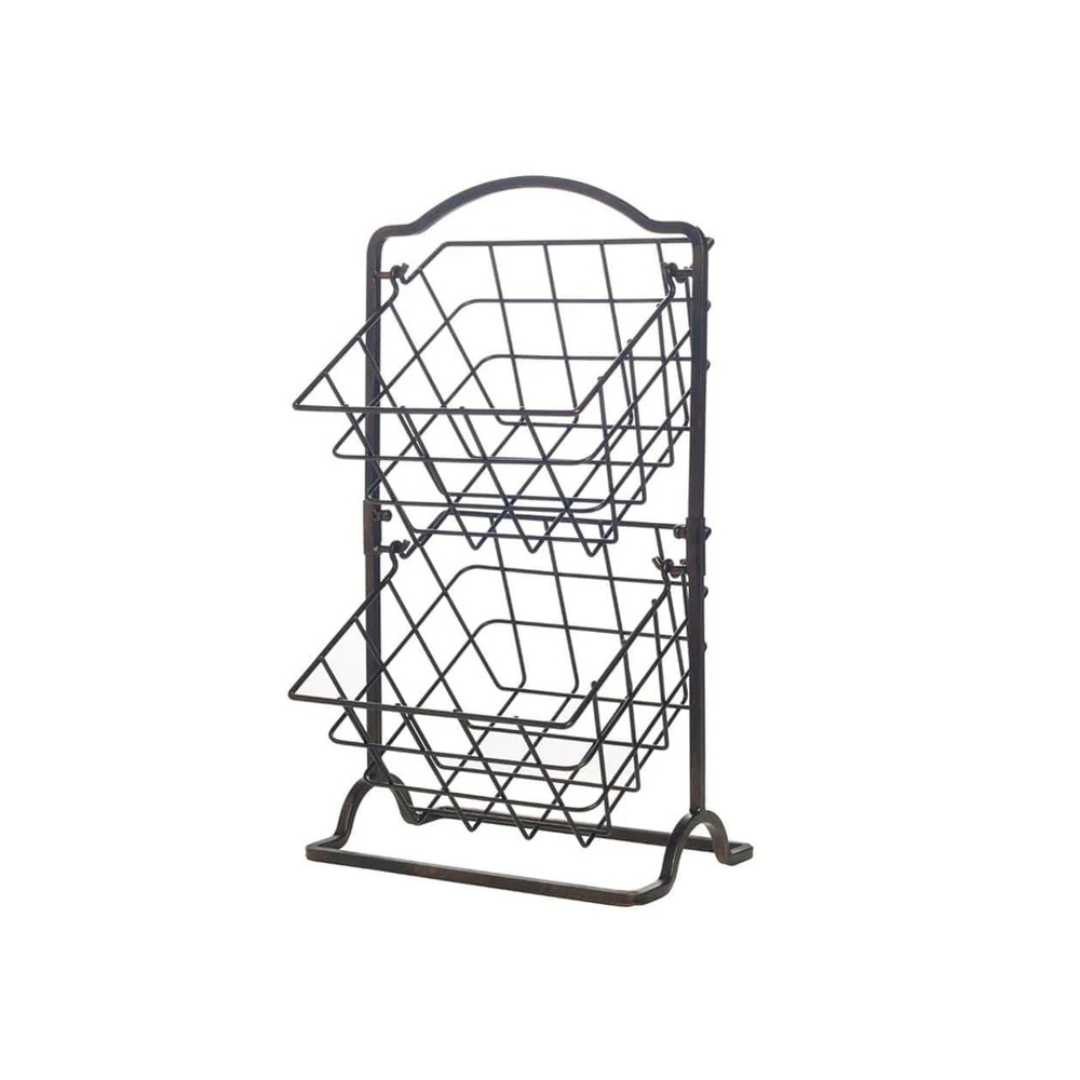 2 Tier Hanging Storage Baskets