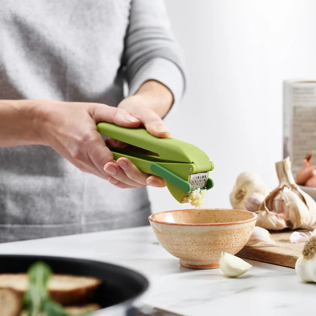 CleanForce™ Green Garlic Press