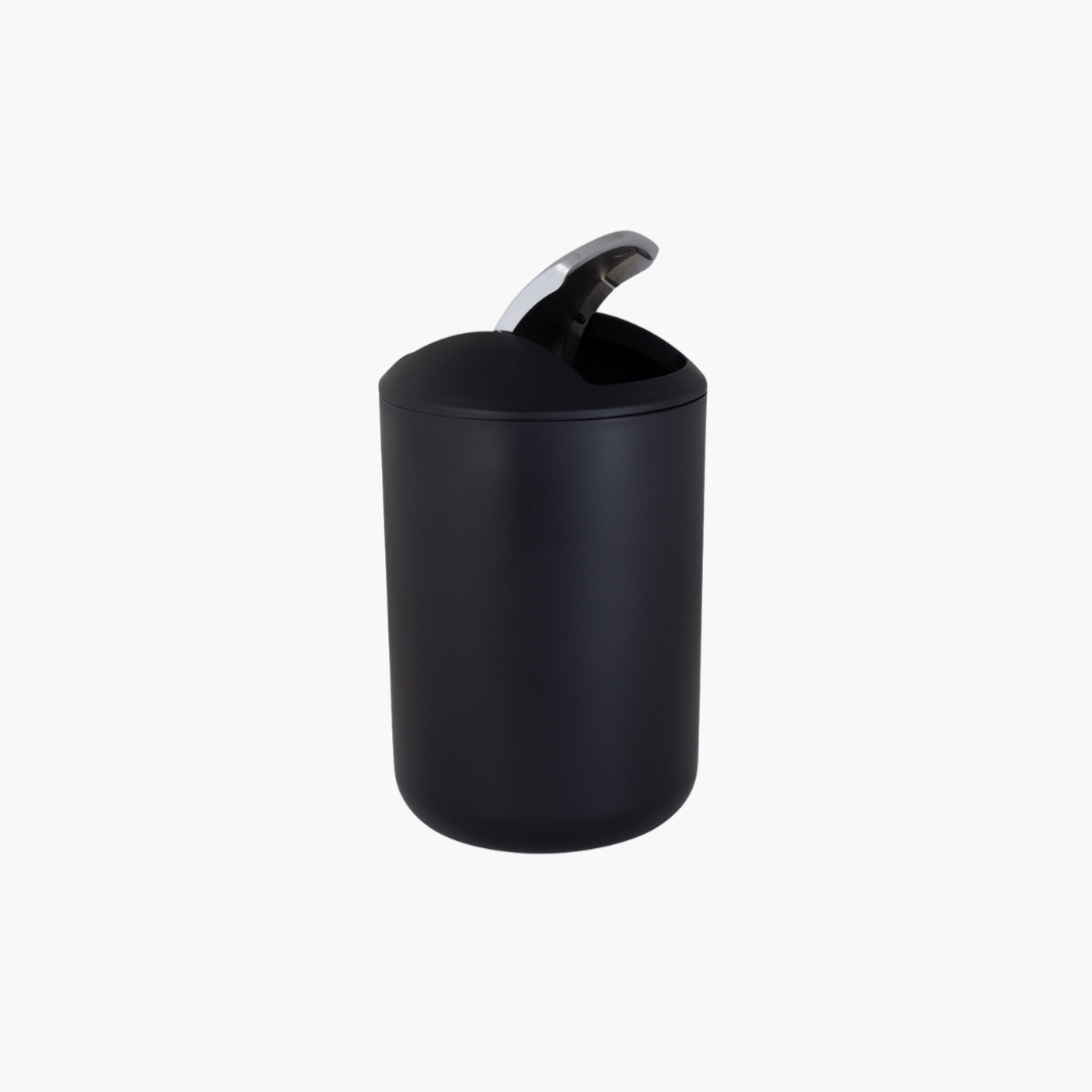 Flip Waste Basket 6L - Black