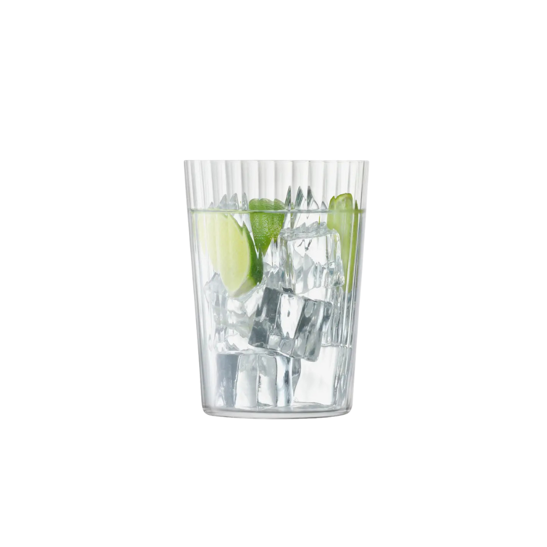 Gio Line Tumbler 19 oz Clear set of 4