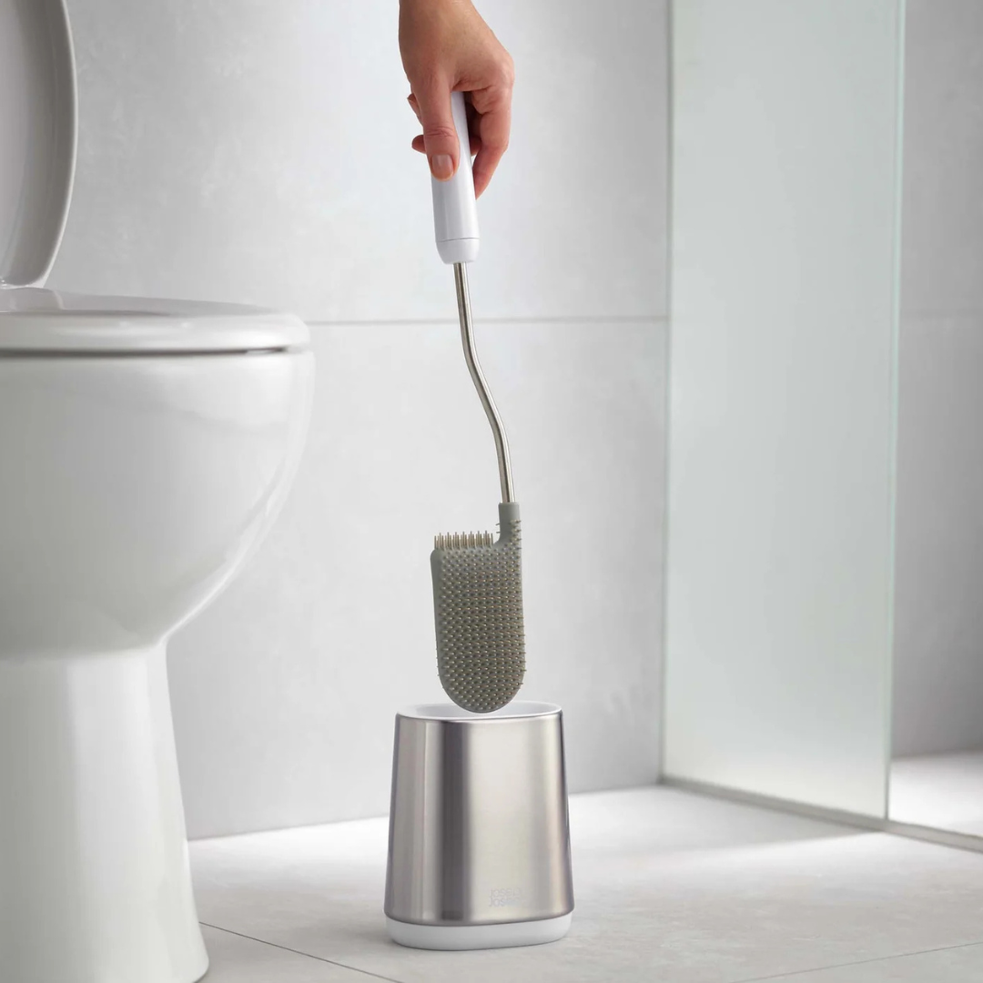 Cepillo de baño de acero inoxidable Flex™ Lite