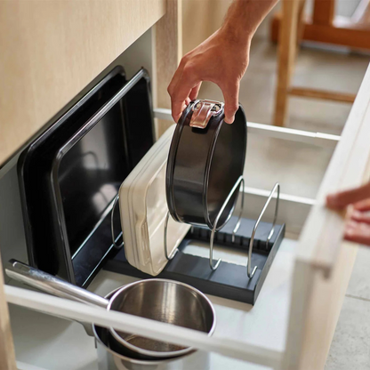 DrawerStore™ Grey Baking Tray Organizer