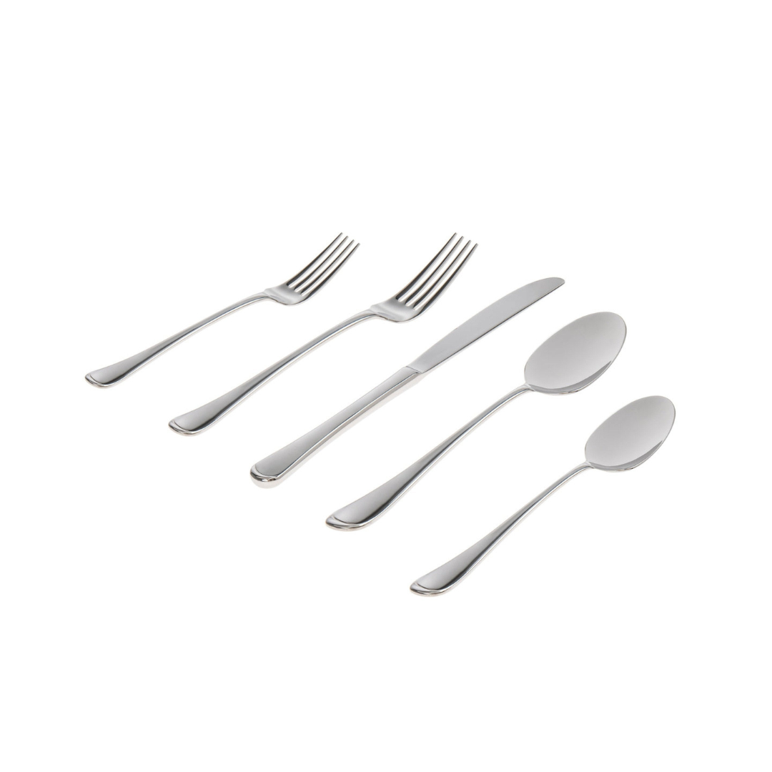 Infinity Mirrored 18/0 Stainless Steel 20 Piece Flatware Set, Service For 4