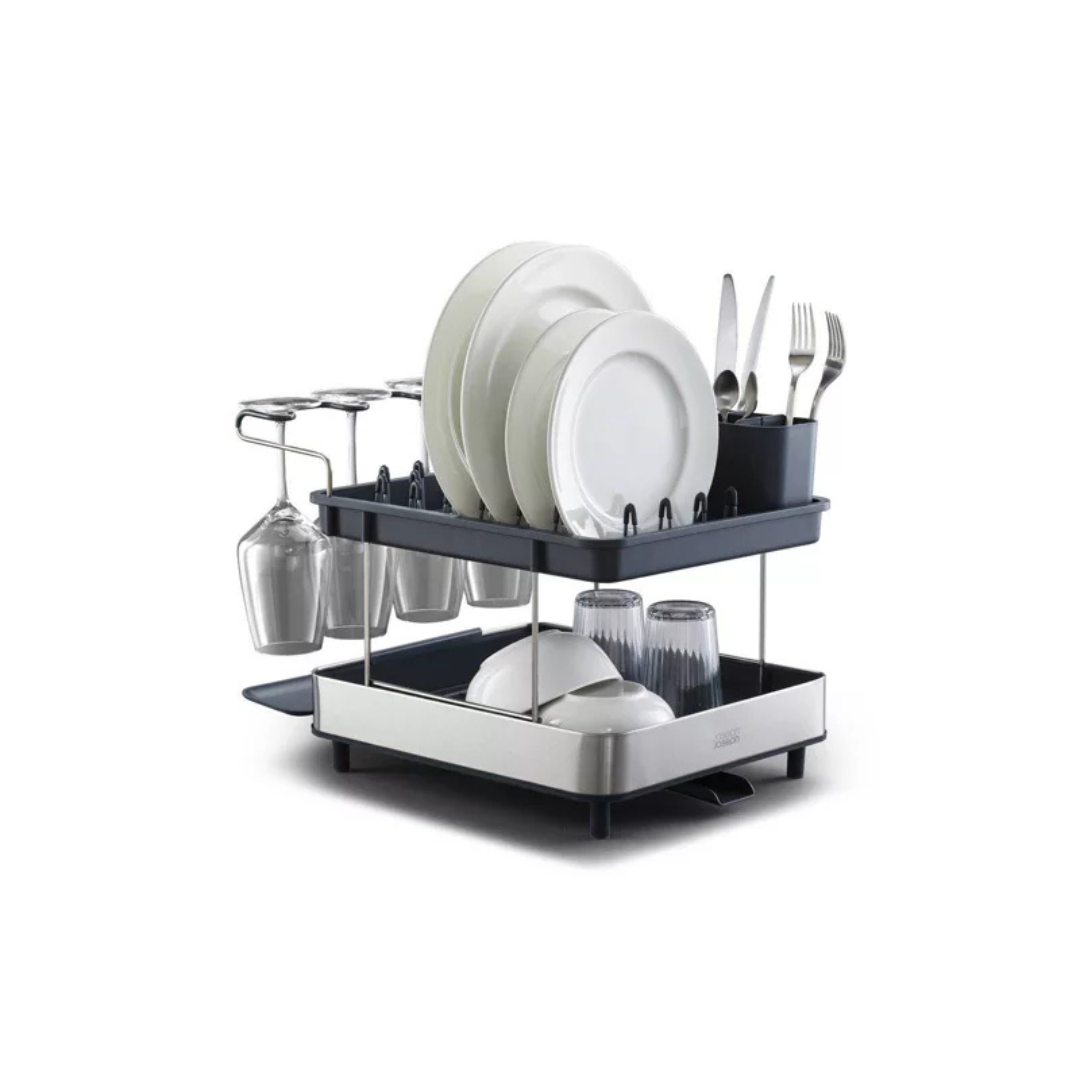 Excel™ Stainless-steel 2-Tier Dish Rack