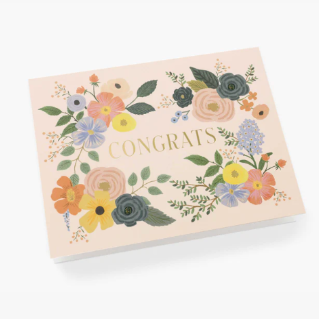 Garden Forest Congrats Card