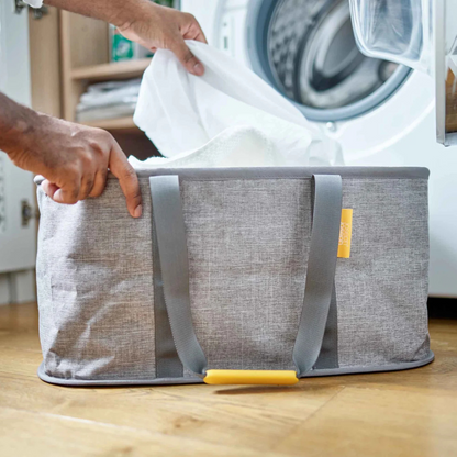 Hold-All™ Grey Collapsible 35L Laundry Basket