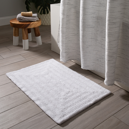 Amera Bath Mat 100% Cotton White  20" X 30" 2300Gsm