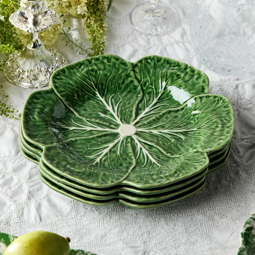 Le Jardin Cabbage 3-D Dinner Plate 11 in