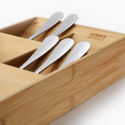 DrawerStore™ Bamboo Large Cutlery Organiser