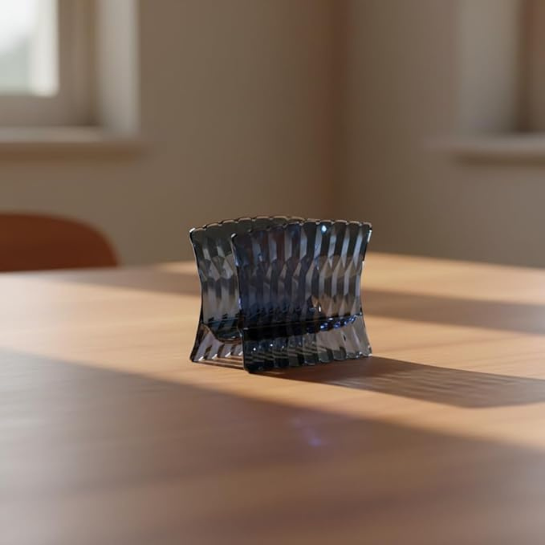 Vanity Table Napkin Holder - Denim Blue