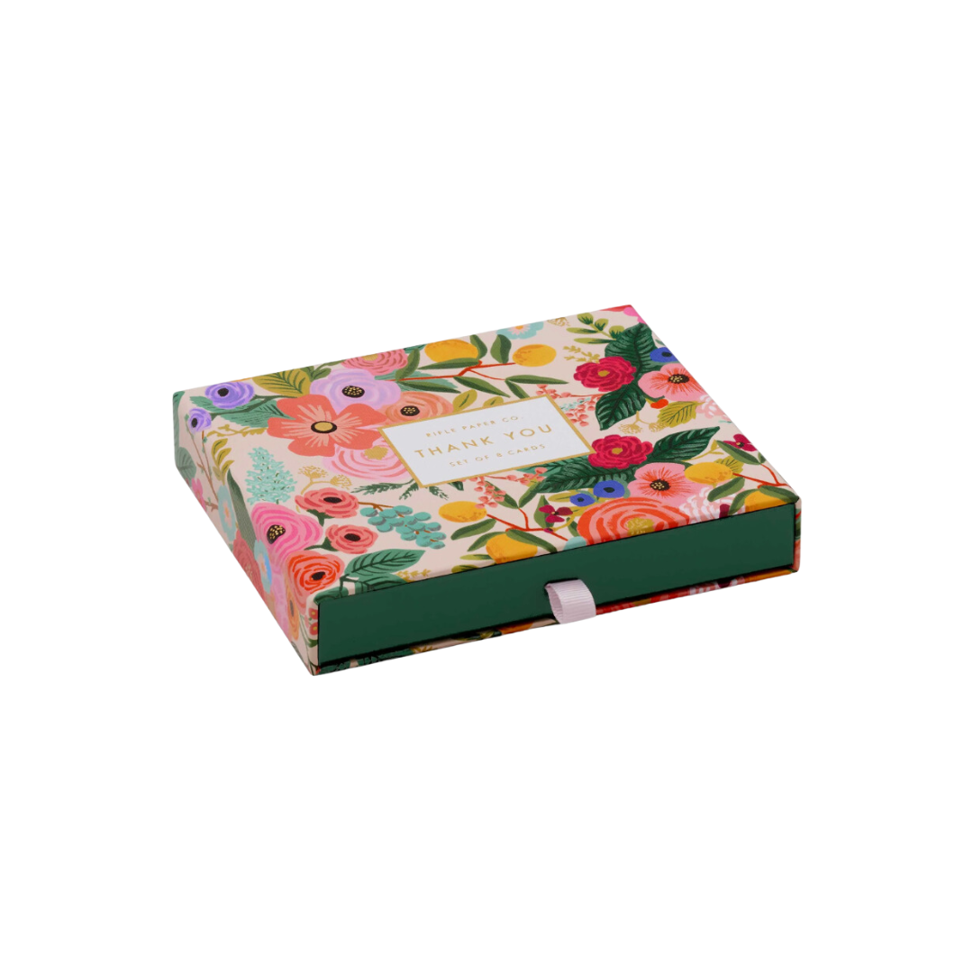 Garden Party Thank You Keepsake Card Box