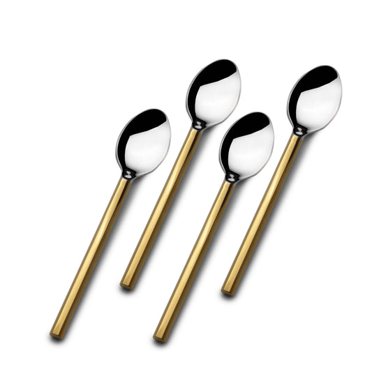 Towle Living Apero Gold Set of 4 Appetizer Spoons
