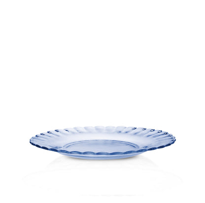 Le Picardie® Marine Blue Glass Dessert Plate 8.125" - Set of 6