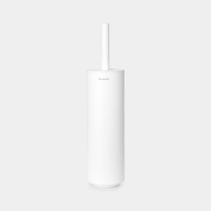 MindSet Toilet Brush and Holder, Mineral Fresh White