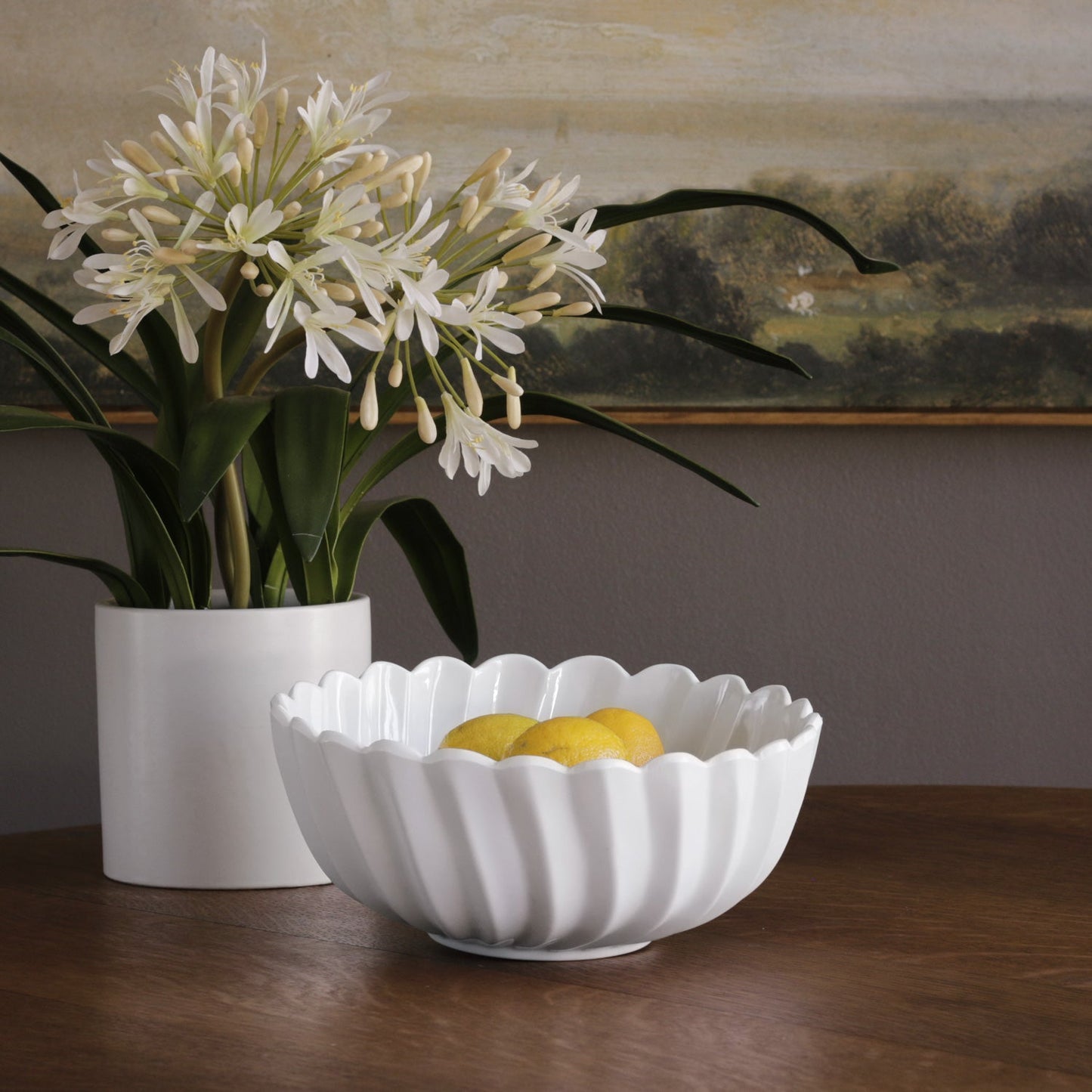 VIDA Vienna Large Bowl White