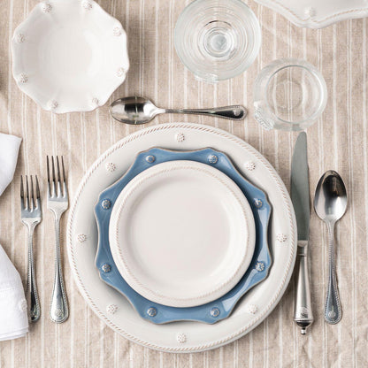 Berry & Thread Side/Cocktail Plate - Whitewash