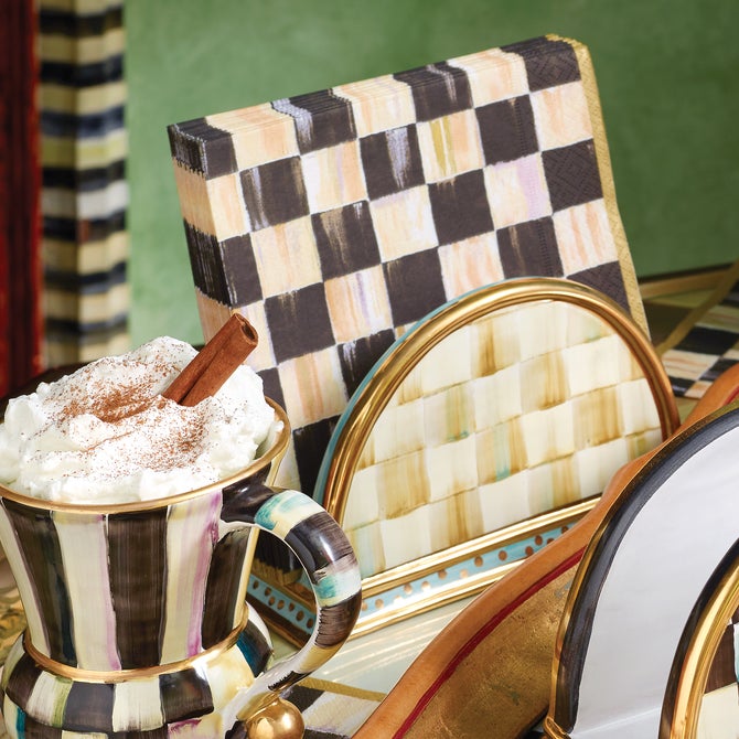 Courtly Check Luncheon Paper Napkins