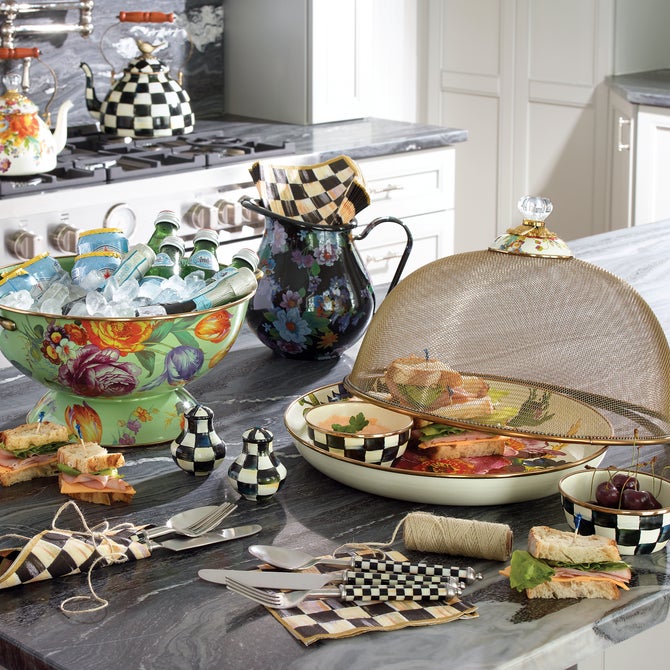 Courtly Check Luncheon Paper Napkins