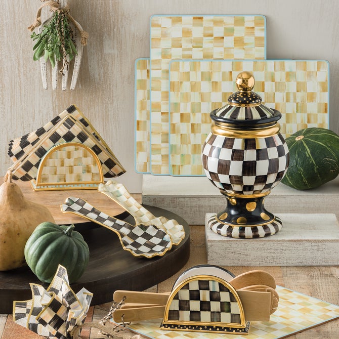 Courtly Check Dinner Paper Napkins