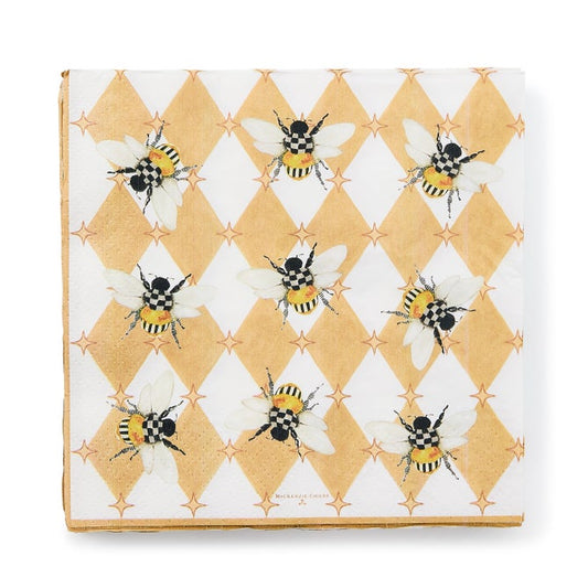 Queen Bee Dinner Paper Napkins